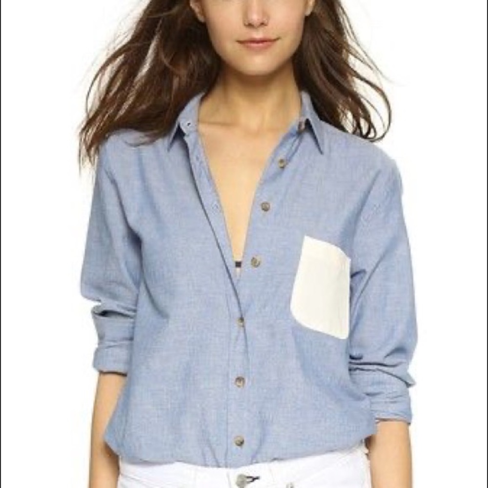 Solid & Striped x Hilary button-down beach shirt
